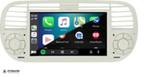 Radio Navigatie fiat 500 carkit android 13 apple carplay usb, Auto diversen, Nieuw, Ophalen of Verzenden