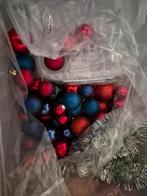 Kerstballen, slingers en box, Diversen, Kerst, Ophalen, Gebruikt