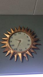 ZONNEKLOK Gouden Karlsson Wandklok vintage, Ophalen of Verzenden, Zo goed als nieuw, Analoog, Wandklok