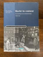 Recht in context, Taekema e.a., Ophalen of Verzenden, Gamma, Gelezen, WO