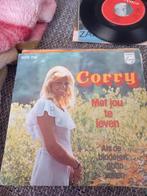 corry konings met jou te leven / als de bladeren gaan vallen, Cd's en Dvd's, Vinyl | Nederlandstalig, Verzenden, Gebruikt, Overige formaten