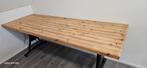 Zware tafel massief hout., Huis en Inrichting, Tafels | Eettafels, 200 cm of meer, 50 tot 100 cm, Rechthoekig, Zo goed als nieuw