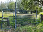 Hekken met deur en palen, Tuin en Terras, Ophalen, Gebruikt, IJzer