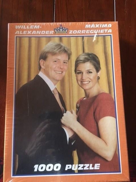 Puzzle Willem Alexander en Maxima nieuw in gesealde doos, Verzamelen, Koninklijk Huis en Royalty, Ophalen of Verzenden, Nieuw