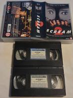 Wes Craven Scream 1 & 2 Dubbelbox VHS Horror, Cd's en Dvd's, VHS | Film, Vanaf 16 jaar, Ophalen of Verzenden, Zo goed als nieuw