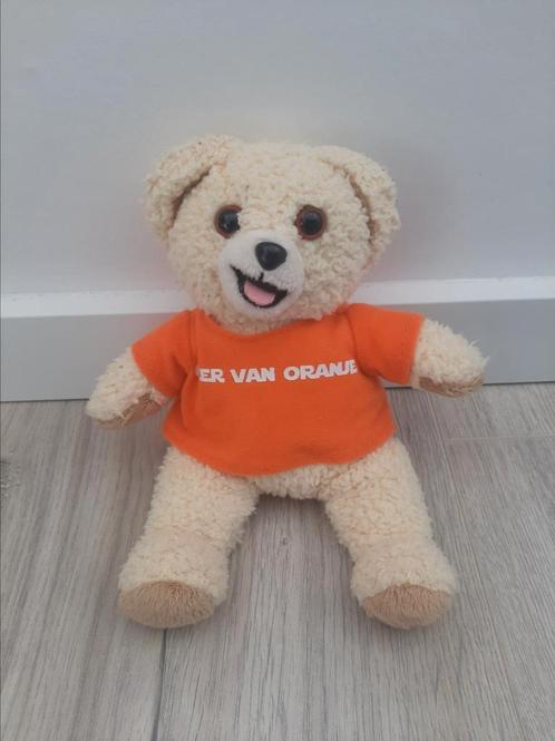 Knuffel robijn robijntje beer oranje tshirt K5443, Kinderen en Baby's, Speelgoed | Knuffels en Pluche, Zo goed als nieuw, Overige typen