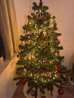 Kunstboom 160cm incl lampjes en kerstballen, Ophalen, Zo goed als nieuw