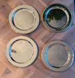 Verzilverde onderborden - 4 stuks, Ophalen of Verzenden, Nieuw, Overige materialen, Overige stijlen