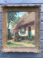 Schilderij pomp bij boerderij, gesigneerd A. van Gilst, Ophalen