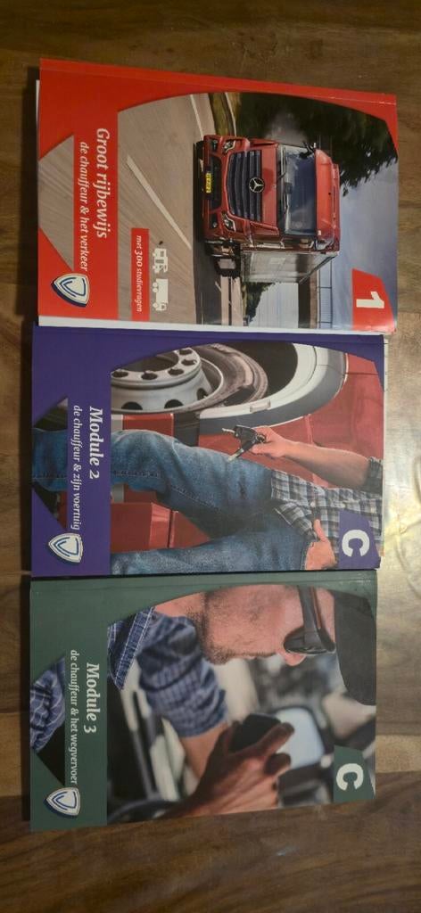 vrachtwagen theorieboeken module 1, 2 en 3 - Nieuw, Ophalen of Verzenden, Nieuw