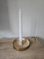 Kaarsenhouder metaal beige/goud, Huis en Inrichting, Woonaccessoires | Kandelaars en Kaarsen, Beige, Nieuw, Ophalen of Verzenden