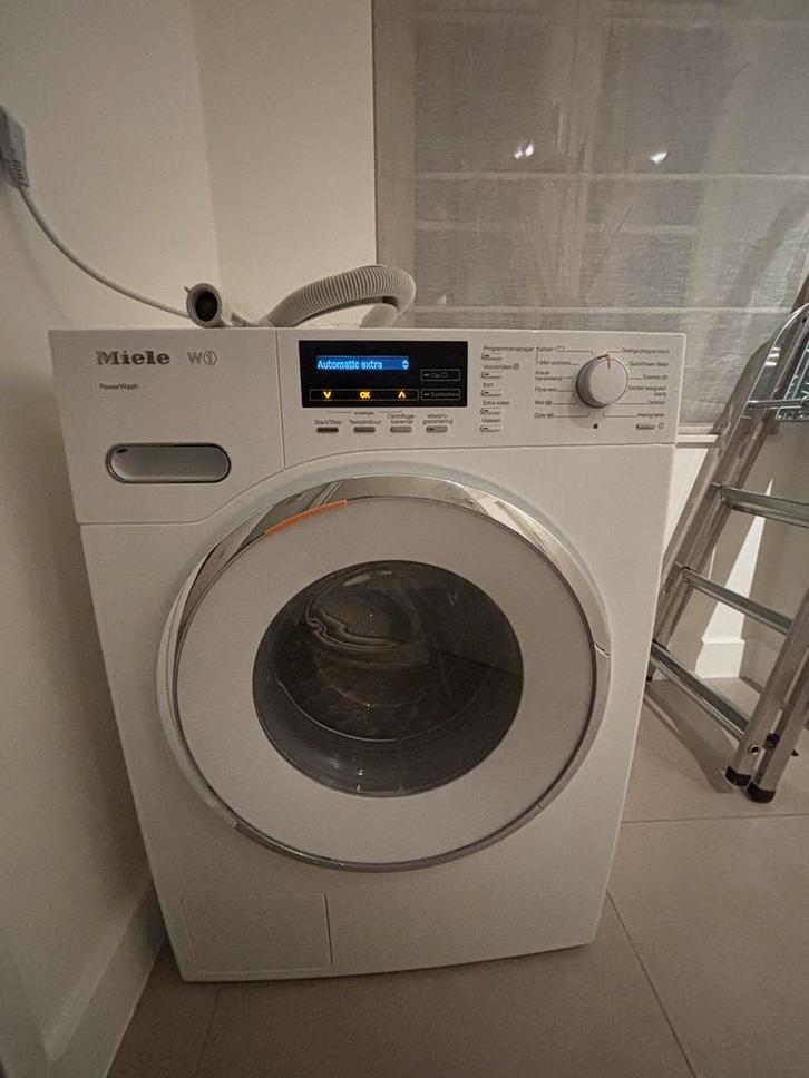 Miele WMF120 PowerWash - 8kg, 1600 toeren, Witgoed en Apparatuur, Wasmachines, Zo goed als nieuw, Voorlader, 8 tot 10 kg, 85 tot 90 cm