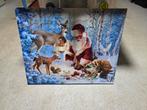 Kerst schilderij met en zonder lampjes poster, Ophalen of Verzenden