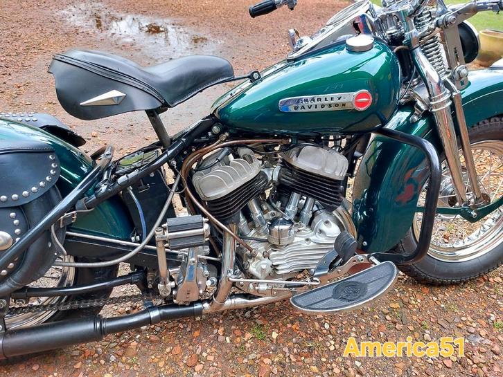 Unieke 1948 Harley-Davidson WL 750 in TOP staat. WLA WLC UL, Motoren, Motoren | Oldtimers, Overig, 12 t/m 35 kW, 2 cilinders, Ophalen of Verzenden