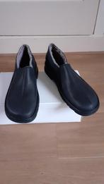 Stuppy 128 Lammfell nieuwe handmade leren pantoffels maat 50, Verzenden, Zwart, Nieuw, Pantoffels of Sloffen