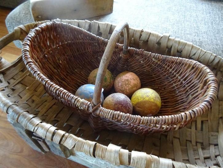 diverse manden mandjes broodmandjes etc., Huis en Inrichting, Woonaccessoires | Schalen en Manden, Zo goed als nieuw, Rond, Riet