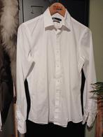 WE Overhemd Wit Maat S Stretch, Ophalen of Verzenden, Zo goed als nieuw, Wit, Halswijdte 38 (S) of kleiner