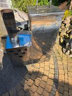 Hottub houtkachel RVS (kleine lekkage), Tuin en Terras, Bubbelbaden en Hottubs, Ophalen, Zo goed als nieuw
