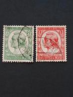 Duitsland Reich Mi 554-555, Verzenden, Overige periodes, Gestempeld