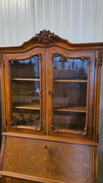 Notenhouten bureau case, Antiek en Kunst, Antiek | Meubels | Kasten, Ophalen