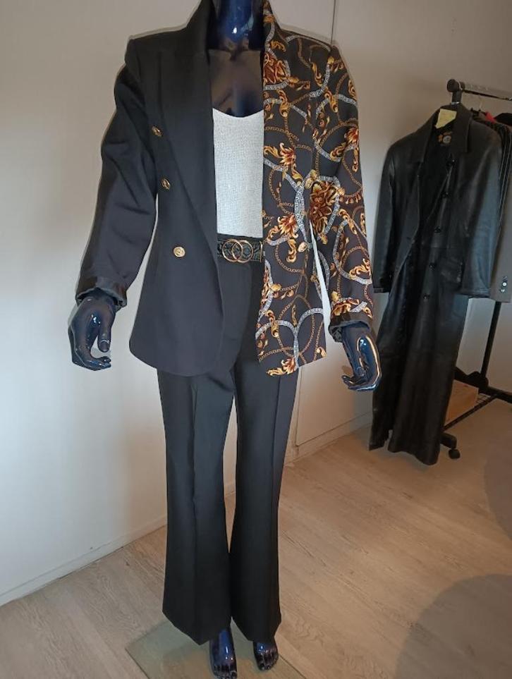 Broekpak, Kleding | Dames, Jasjes, Kostuums en Pakken, Nieuw, Kostuum of Pak, Maat 38/40 (M), Zwart, Ophalen