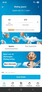 Efteling zegels van de Alberthein €0,25 per kaart, Albert Heijn, Ophalen of Verzenden