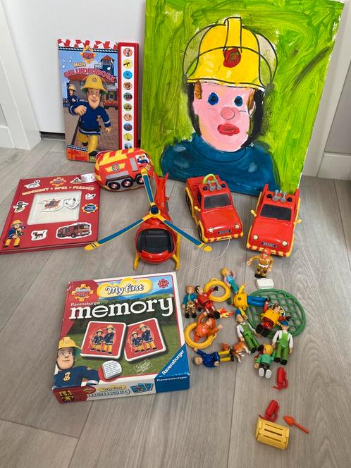 Brandweerman Sam speelpakket!, Kinderen en Baby's, Speelgoed | Actiefiguren, Gebruikt, Ophalen of Verzenden