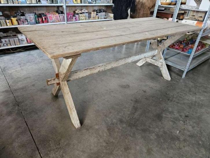 oude tafel ``WOONWINKEL RUSTIEK``, Antiek en Kunst, Antiek | Meubels | Tafels, Ophalen