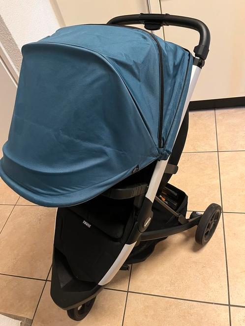Thule Spring Canopy Majolica Blue, Kinderen en Baby's, Buggy's, Gebruikt, Overige merken, Verstelbare rugleuning, Ophalen