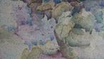 Aquarel van Ellen Kroon.  Gesigneerd  Hortensia`s maten lijs, Antiek en Kunst, Kunst | Schilderijen | Modern, Ophalen of Verzenden