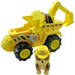 Paw Patrol Dino Rescue Deluxe Rubble voertuig en figuur geel, Postbus 64461, Brunssum, Nederland, Verzenden, Kenduseditemsinfo@gmail.com
