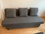 IKEA ASARUM slaapbank + 3 kussens, Ophalen, Tweepersoons, Zo goed als nieuw, Grijs