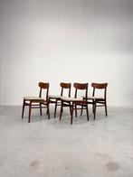 Set Mid-Century Eetkamerstoelen van Farstrup, Huis en Inrichting, Stoelen, Ophalen, Hout, Overige kleuren, Zo goed als nieuw