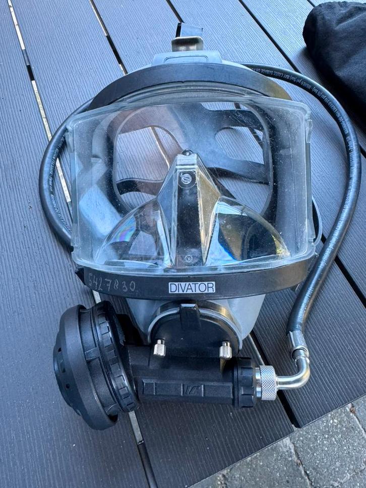 Interspiro volgelaatsmasker duiken, Watersport en Boten, Duiken, Zo goed als nieuw, Ophalen
