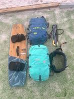 Duotone Rebel SLS 10m + EVO 12m + clickbar + Lieuwe Shotgun, Watersport en Boten, Kitesurfen, Ophalen, Gebruikt, Twintip, 10 m²