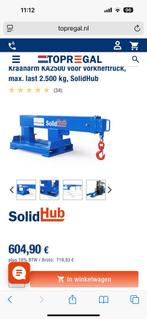 Kraanarm voor vorkheftruck, Ophalen, Zo goed als nieuw