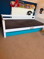 Eenpersoons bed, Huis en Inrichting, Slaapkamer | Bedden, Ophalen, Gebruikt, 90 cm, Eenpersoons