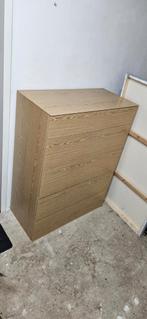 Moderne ladekast – Eikenlook – 5 lades, Huis en Inrichting, Kasten | Ladekasten, Ophalen, 5 laden of meer, 100 tot 150 cm, 50 tot 100 cm