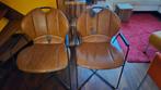 GRATIS: 4 eetkamerstoelen. gebruikt, Ophalen, Gebruikt, Bruin, Vier