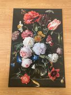 Stilleven bloemen in een glazen vaas - Jan Davidsz de Heem, Huis en Inrichting, Woonaccessoires | Schilderijen, Tekeningen en Foto's