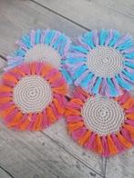 Handgemaakte boho-ibiza- vintage-retro onderzetters., Tuin en Terras, Ophalen of Verzenden, Nieuw