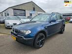 BMW X3 2.5i NAV.+ Airco Bj:2004 NAP!, Auto's, BMW, Blauw, Origineel Nederlands, Bedrijf, Handgeschakeld