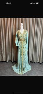 Marokkaanse jurk talchita, Kleding | Dames, Gelegenheidskleding, Ophalen of Verzenden, Zo goed als nieuw, Blauw, Overige typen