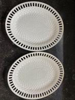 Antiek Wedgwood Ovaal gevlochten schaal met ajour, Antiek en Kunst, Antiek | Servies los, Ophalen of Verzenden