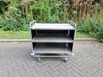 RVS Serveer trolley/ serveerwagen, Huis en Inrichting, Ophalen, Zo goed als nieuw