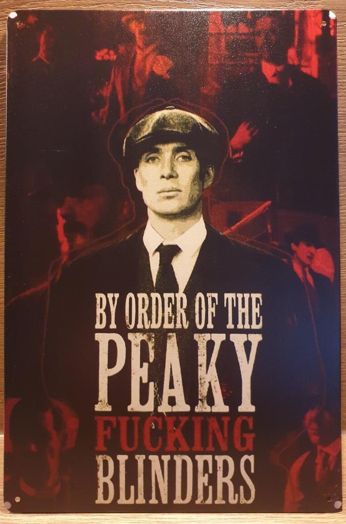 Peaky fucking Blinders reclamebord van metaal wandbord deco, Verzamelen, Film en Tv, Nieuw, Poster, Ophalen of Verzenden