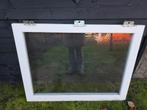 hardhouten klapraam, Doe-het-zelf en Verbouw, Glas en Ramen, Ophalen, Gebruikt, Gevelraam of Ruit, Dubbelglas