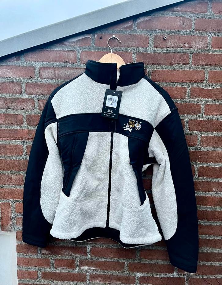 Mountain Hardwear Stussy fleece jacket M white outdoor, Kleding | Heren, Jassen | Winter, Nieuw, Maat 48/50 (M), Wit, Verzenden