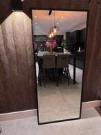 Grote rechthoekige spiegel met zwarte rand (IKEA), Ophalen, Gebruikt, 75 tot 100 cm, 150 tot 200 cm