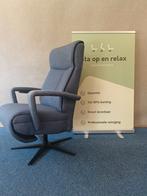 Sta op relax fauteuil Prominent Stockholm ZGAN op accu 🔋, Ophalen of Verzenden, Zo goed als nieuw, Stof, 50 tot 75 cm